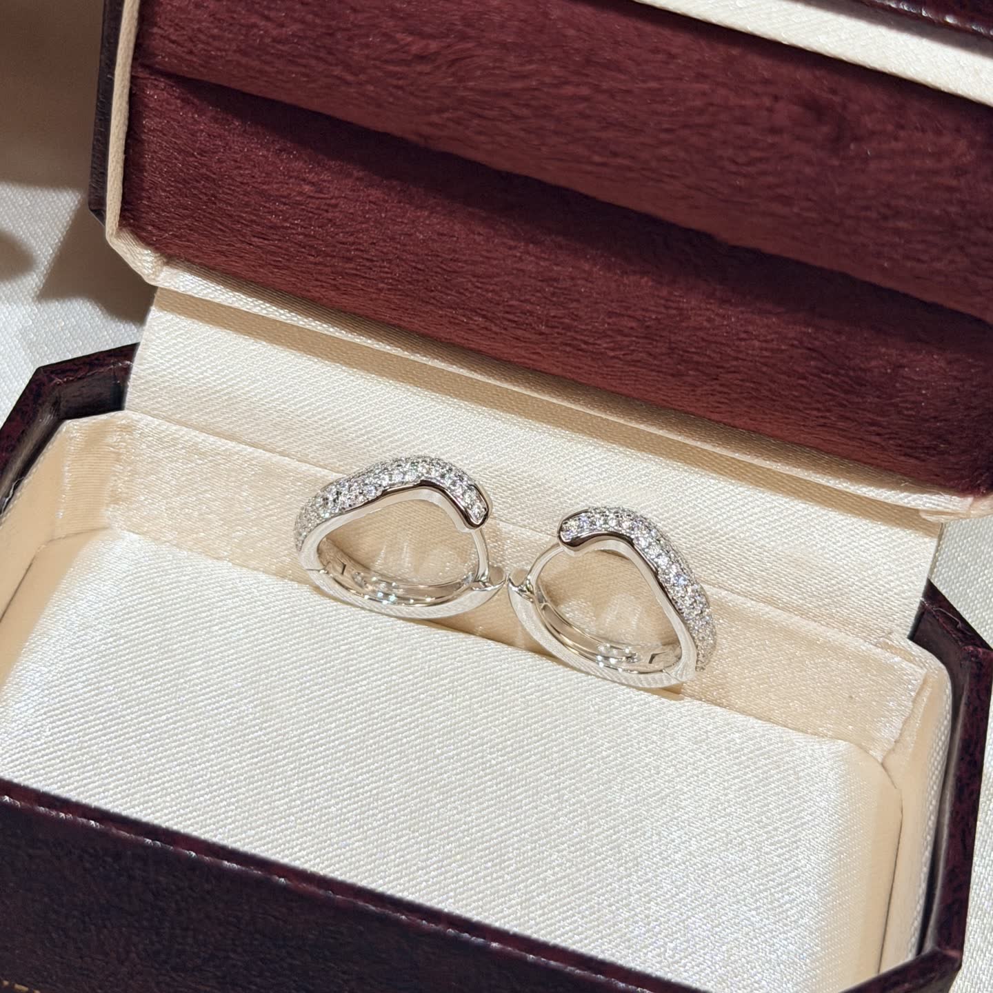Tiffany & Co. Elsa Peretti® Diamond Wave Earrings